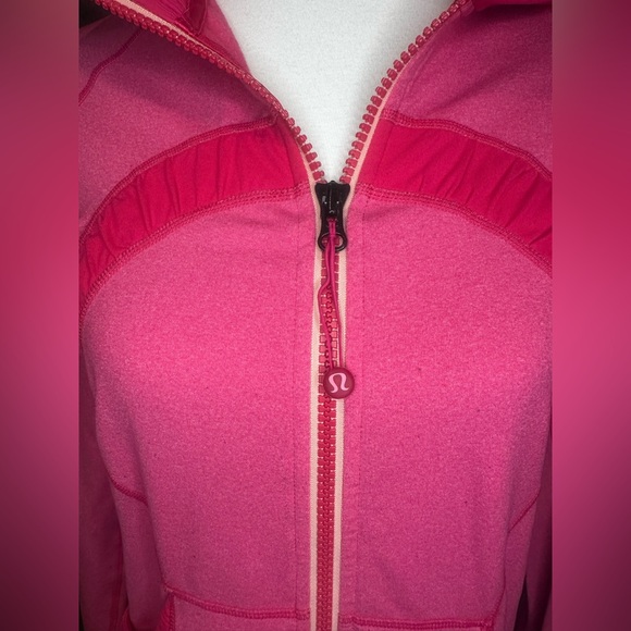 lululemon athletica stride double zip jacket Sz 8 - Picture 3 of 10
